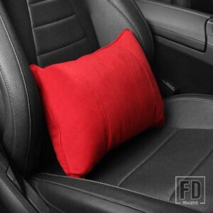 メルセデスベンツ A B C E CLA GLA GLB GLC GLE GLSクラス W177 W205 206 W213 C118 W167 アルカンターラ生地ヘッドレスト腰 - Lumbar Pillow Red