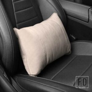 メルセデスベンツ A B C E CLA GLA GLB GLC GLE GLSクラス W177 W205 206 W213 C118 W167 アルカンターラ生地ヘッドレスト腰 - Lumbar Pillow Beige