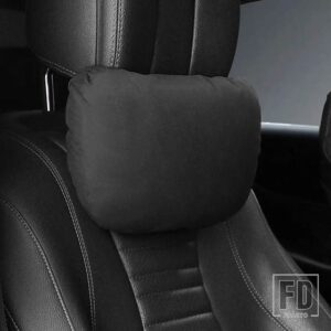 メルセデスベンツ A B C E CLA GLA GLB GLC GLE GLSクラス W177 W205 206 W213 C118 W167 アルカンターラ生地ヘッドレスト腰 - Headrest Black 1PC