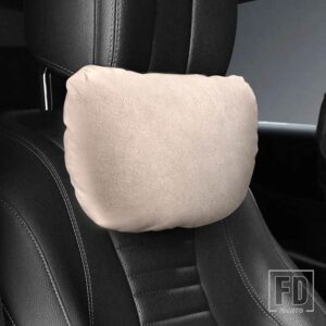 メルセデスベンツ A B C E CLA GLA GLB GLC GLE GLSクラス W177 W205 206 W213 C118 W167 アルカンターラ生地ヘッドレスト腰 - Headrest Beige 1PC