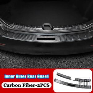 メルセデスベンツ カーアクセサリーリアトランクシルガードプレートカバートリムストリップ Cクラス W206 C200 C220 C260 C300 2022 + - 9