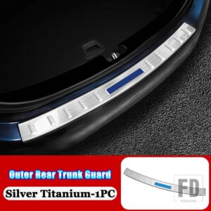 メルセデスベンツ カーアクセサリーリアトランクシルガードプレートカバートリムストリップ Cクラス W206 C200 C220 C260 C300 2022 + - 1