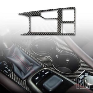 レクサス RX300 270 200T 450H 2016-2019 アクセサリーカーボンインテリアギアシフトパネルトリムステッカー装飾 - Black LHD