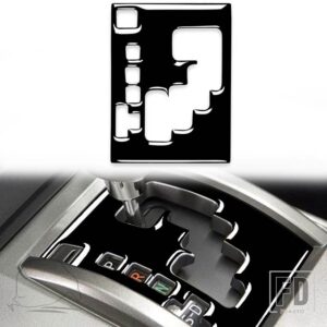 トヨタ 4 ランナー 2010-2020 アクセサリープラスチック黒インテリア SHIFTIN ギアフレームトリムステッカー装飾 - Black LHD