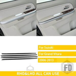 スズキ グランドヴィターラ 2006-13 アクセサリーカーボン車内完全ステッカー - Door trim strip