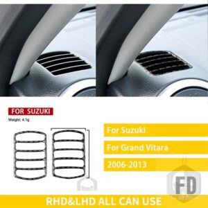 スズキ グランドヴィターラ 2006-13 アクセサリーカーボン車内完全ステッカー - Side vent L-R