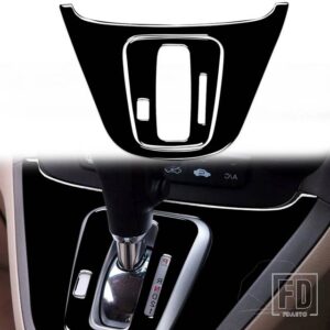 ホンダ CRV 2007-2011 アクセサリープラスチック黒インテリア自動変速パネルトリムステッカー装飾 - SET RHD