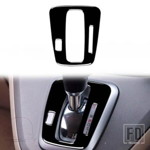 ホンダ CRV 2007-2011 アクセサリープラスチック黒インテリア自動変速パネルトリムステッカー装飾 - Black - RHD