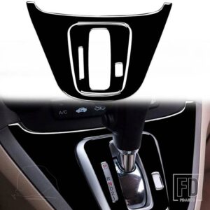 ホンダ CRV 2007-2011 アクセサリープラスチック黒インテリア自動変速パネルトリムステッカー装飾 - SET LHD