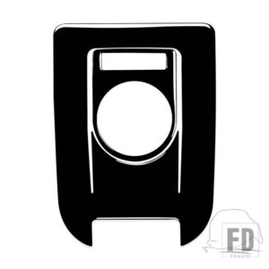ランドローバー ディスカバリースポーツ 2015-2019 アクセサリーピアノブラックプラスチックインテリアギアシフトパネルトリムステッカー LHD - set