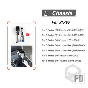 BMW E46 E60 E61 35916 アクセサリー車内 LED ギアシフトノブシフタースタートボタン - Silver