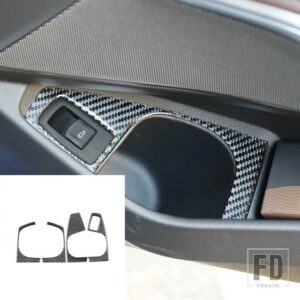 BMW カーボン 3シリーズ G20 G28 325LI 330D 335 2019-2021 アクセサリードア収納カップホルダートリムステッカー - A RHD