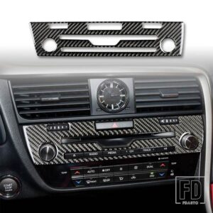 レクサス RX300 270 200T 450H 2016-2019 アクセサリーカーボンインテリア CD コンソール水カップドアトリムステッカー装飾 - CD LHD