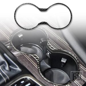 レクサス RX300 270 200T 450H 2016-2019 アクセサリーカーボンインテリア CD コンソール水カップドアトリムステッカー装飾 - Cupholder frame