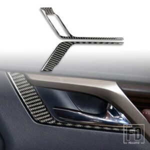 レクサス RX300 270 200T 450H 2016-2019 アクセサリーカーボンインテリア CD コンソール水カップドアトリムステッカー装飾 - Front handle A RHD