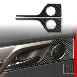 レクサス RX300 270 200T 450H 2016-2019 アクセサリーカーボンインテリア CD コンソール水カップドアトリムステッカー装飾 - Rear handle