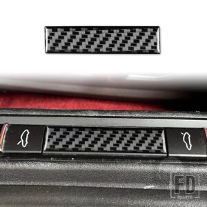 ポルシェ ボクスターケイマン 718 982 2016-2022 フロントリアトランクステッカーカーボンインテリアカーアクセサリー - Black