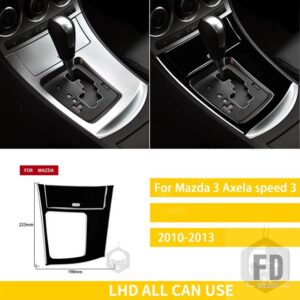 マツダ 3 アクセラ 2010-2013 スピード 3 アクセサリープラスチック黒インテリア自動ギアボックス空調トリムステッカー装飾 - Auto shift C LHD