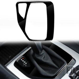 BMW X1 E84 2011-15 アクセサリー光沢ピアノブラックインテリアギアパネルカバートリムステッカー - Inner frame LHD