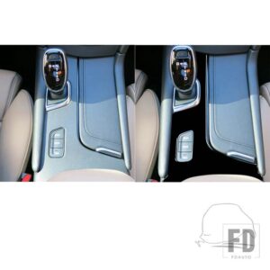 キャデラック XT5 2016 2017 カーアクセサリープラスチック黒インテリア中央制御 U フレームトリムステッカー装飾 - Panel