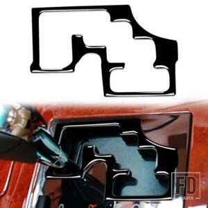 レクサス GS 2006-2011 アクセサリーピアノブラックプラスチックインテリアギアパネルフレームトリムステッカー装飾 - A LHD
