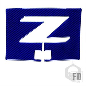 日産 350Z Z33 2003-2009 ナビゲーションカバーボックスドアダッシュカーボンステッカー装飾カーアクセサリー - Dark blue