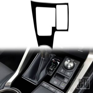 レクサス NX 200 200T 300H アクセサリーピアノブラックプラスチックインテリアギアパネルカバートリムステッカー装飾 LHD RHD - A RHD