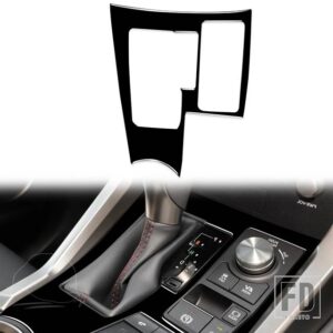 レクサス NX 200 200T 300H アクセサリーピアノブラックプラスチックインテリアギアパネルカバートリムステッカー装飾 LHD RHD - B RHD