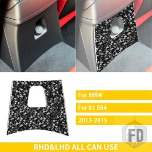 BMW X1 E84 2013 2014 2015 アクセサリーカーボン車内リアコントロールパネルトリムステッカー装飾 - Forged Carbon