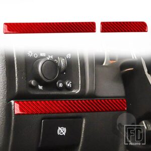 ハマー H3 38991 アクセサリーカーボンインテリア計器パネル装飾ストリップトリムステッカー - Driving instrument L