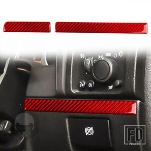 ハマー H3 38991 アクセサリーカーボンインテリア計器パネル装飾ストリップトリムステッカー - Driving instrument R