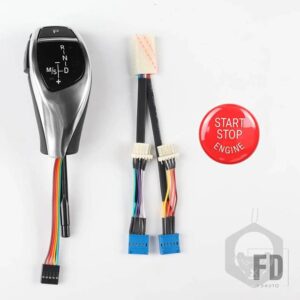 BMW 1シリーズ E81 E82 E84 E87 E88 Z4 E89 Z4 23I Z4 30I 交換用 LED ギアシフトノブ車内アクセサリー - Silver