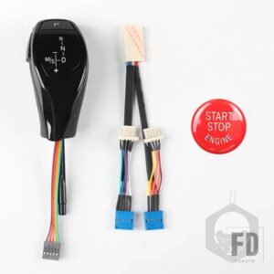 BMW 1シリーズ E81 E82 E84 E87 E88 Z4 E89 Z4 23I Z4 30I 交換用 LED ギアシフトノブ車内アクセサリー - Piano Black