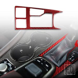 レクサス RX300 270 200T 450H 2016-2019 アクセサリー車レッドカーボンインテリアダッシュボードカバーパネルトリムステッカー装飾 - gear RHD