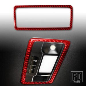 レクサス RX300 270 200T 450H 2016-2019 アクセサリー車レッドカーボンインテリアダッシュボードカバーパネルトリムステッカー装飾 - Rear read lamp