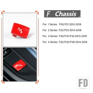 BMW 1/2/3/4シリーズ F20 F21 F22 F23 F30 F31 F34 F35 F32 2012-2019 車レーダーセンサーキー ESP 滑り止めスイッチスポーツボタン - Radar Button blue