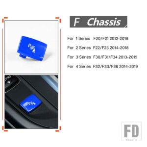 BMW 1/2/3/4シリーズ F20 F21 F22 F23 F30 F31 F34 F35 F32 2012-2019 車レーダーセンサーキー ESP 滑り止めスイッチスポーツボタン - Radar Button red