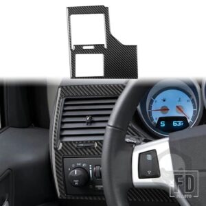 ダッジカラバ 2008 2009 2010 アクセサリーカーボンインテリア計器エアアウトレットギアドアトリムステッカー装飾 - 4