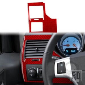 ダッジカラバ 2008 2009 2010 アクセサリーカーボンインテリア計器エアアウトレットギアドアトリムステッカー装飾 - 46