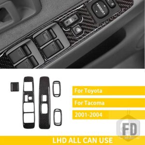 トヨタ タコマ 36982 アクセサリーカーボンインテリアギアシフトドア窓パネルトリムステッカー装飾 - Four Doors 5pcs LHD