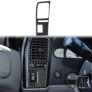 トヨタ タコマ 36982 アクセサリーカーボンインテリアギアシフトドア窓パネルトリムステッカー装飾 - Driver air outlet A