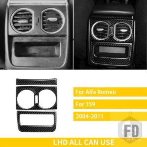 アルファロメオ 159 38292 アクセサリーカーボンカーインテリアリアエアアウトレットパネルステッカー - Rear air outlet L2