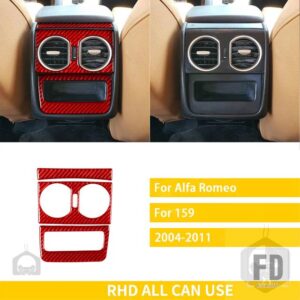 アルファロメオ 159 38292 アクセサリーカーボンカーインテリアリアエアアウトレットパネルステッカー - Rear air outlet R3