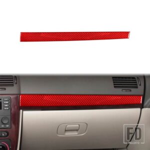 シボレー コバルト 2005-2010 アクセサリーカーボン車内助手席計器パネルトリムステッカー - 2 LHD-RHD