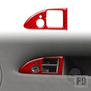 VW パサート B5 2001-2005 アクセサリーカーボンインテリアトランク燃料リリース装置パネルトリムステッカー装飾 - Trunk-fuel release R3