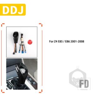 BMW Z4 E85 E86 37104 アクセサリー車内 LED ギアシフトノブシフターボタン - Carbon Fiber