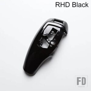 BMW LHD RHD 車カーボングロスブラックギアシフトレバーノブカバー 3 4 5 6 7シリーズ F30 F31 F10 F25 F06 F07 F32 F02 13-17 - RHD Black