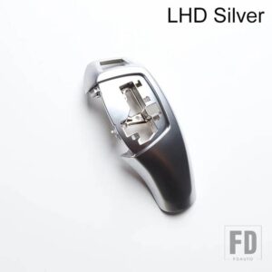 BMW LHD RHD 車カーボングロスブラックギアシフトレバーノブカバー 3 4 5 6 7シリーズ F30 F31 F10 F25 F06 F07 F32 F02 13-17 - LHD - Silver