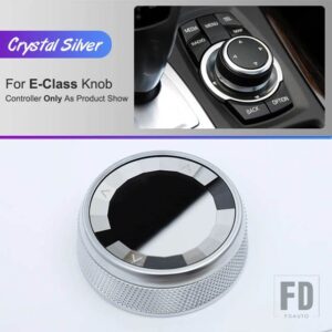 BMW クリスタルスタイルマルチメディアノブカバーコントロールノブステッカー E90 E92 E70 E84 F10 F20 F22 F25 F26 F30 F32 G20 G30 F06 F02 - E Class Knob