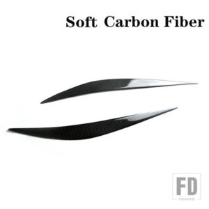 BMW カーボンフロントヘッドライトアイブロウまぶたライトアイブロウステッカー F80 M3 F82 F83 M4 F32 F33 F36 ABS アクセサリー - Soft Carbon Fiber